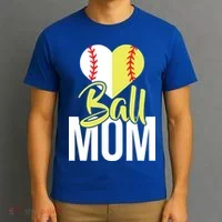 Love Baseball Mom  T-Shirt thumb 3