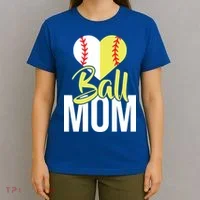 Love Baseball Mom  T-Shirt thumb 4