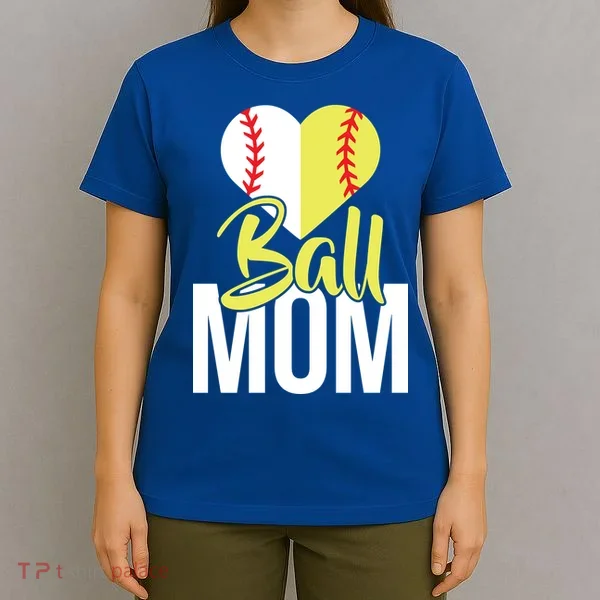 Love Baseball Mom  T-Shirt
