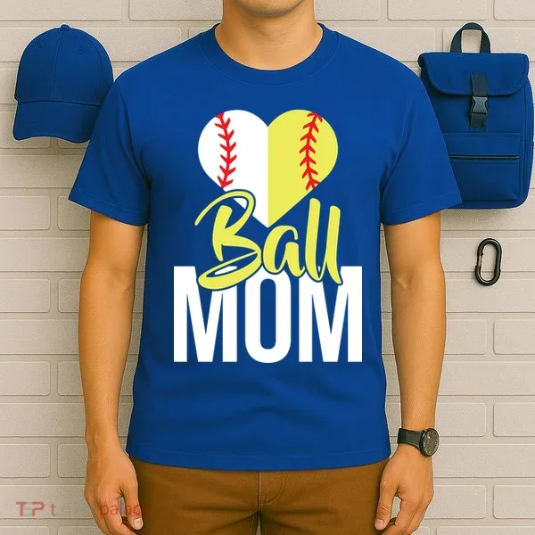 Love Baseball Mom  T-Shirt