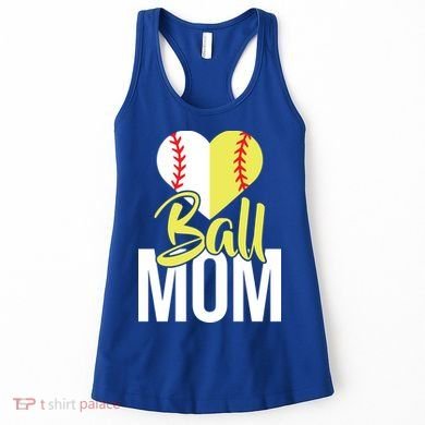 Love Baseball Mom  Women's Tank Top