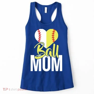 Love Baseball Mom  Women's Tank Top