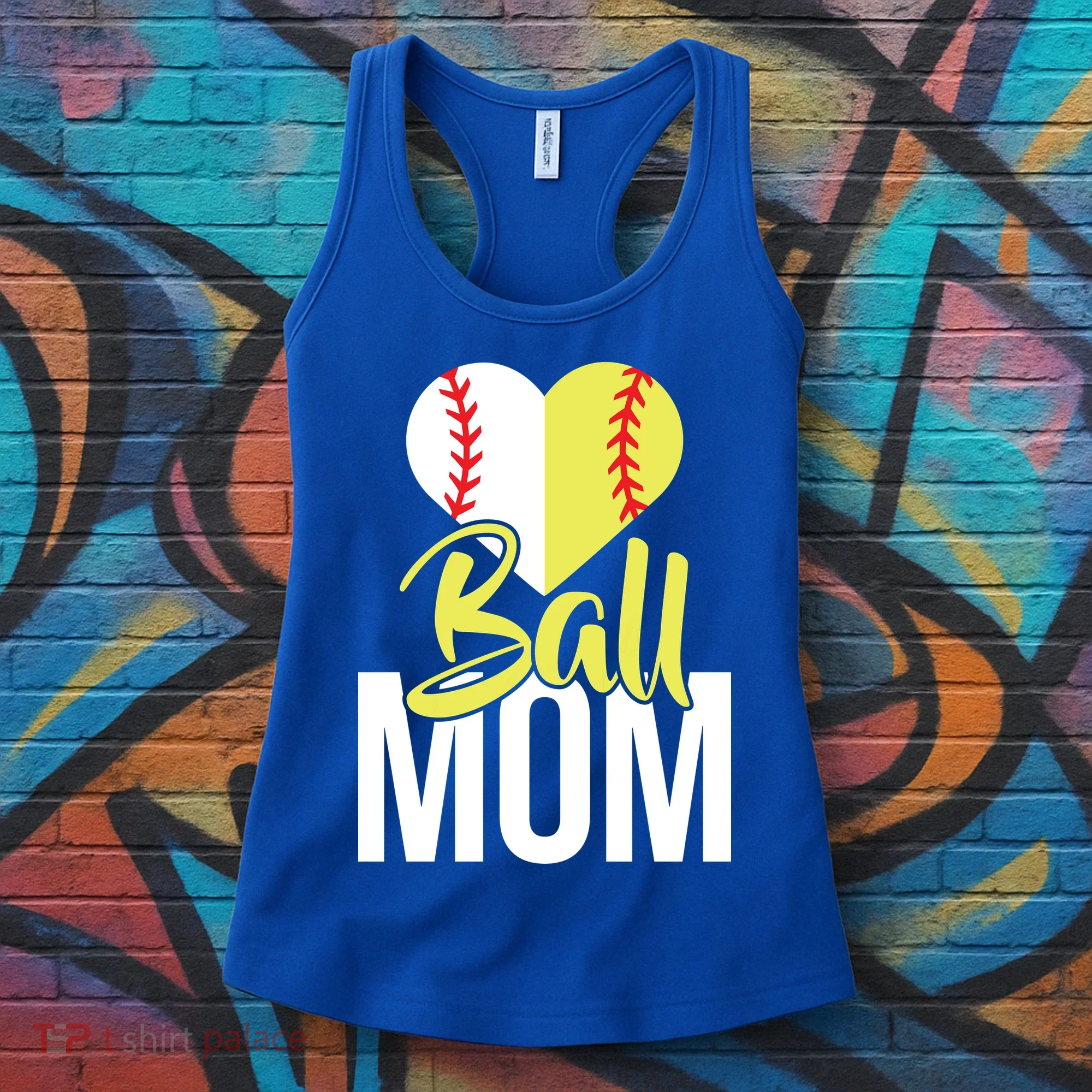 Love Baseball Mom  Women's Tank Top