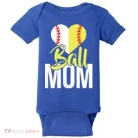 Love Baseball Mom  Baby Bodysuit thumb 0