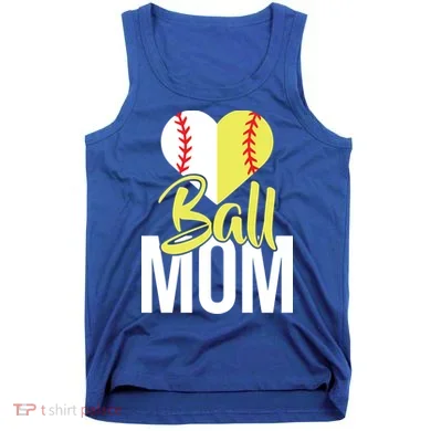Love Baseball Mom  Tank Top