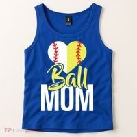 Love Baseball Mom  Tank Top thumb 2