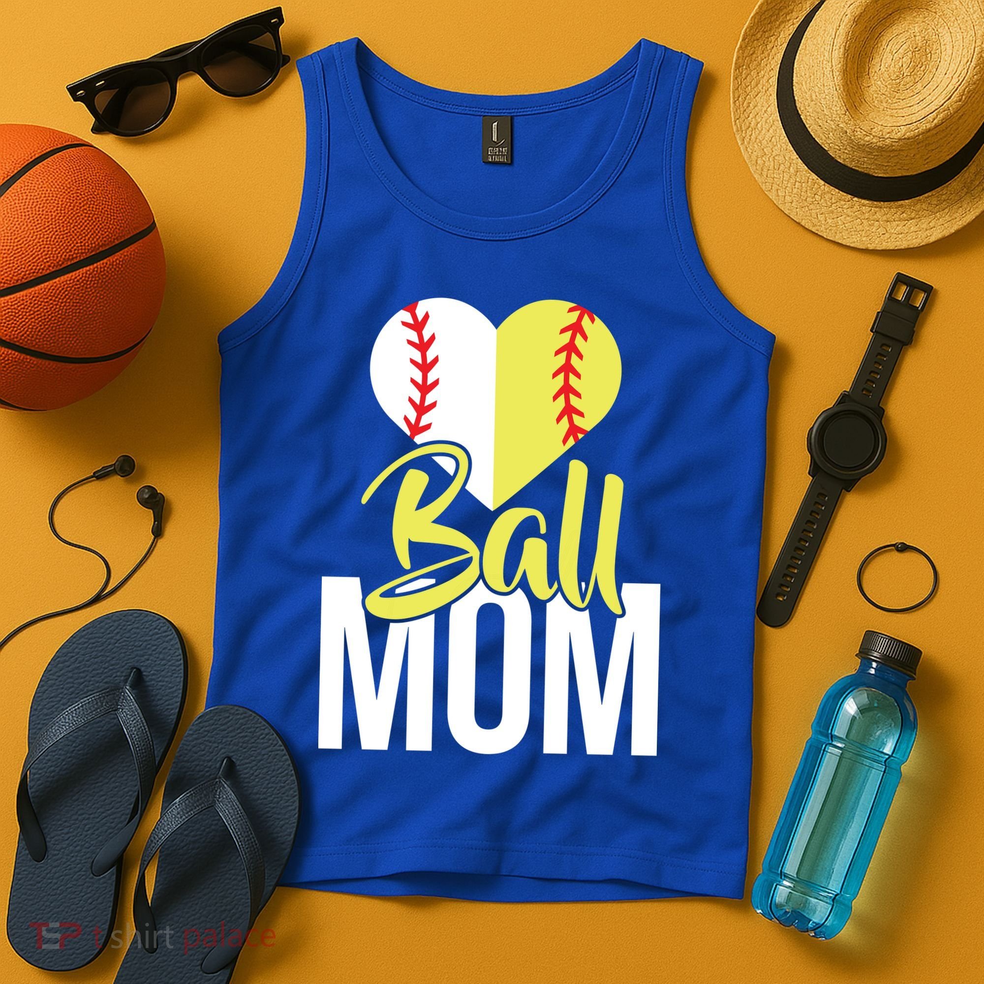 Love Baseball Mom  Tank Top