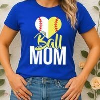 Love Baseball Mom  Women's T-Shirt thumb 2