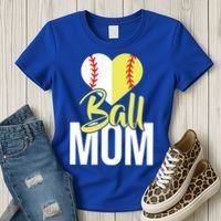 Love Baseball Mom  Women's T-Shirt thumb 3