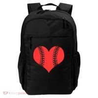 Love Baseball Red Heart Backpack thumb 0
