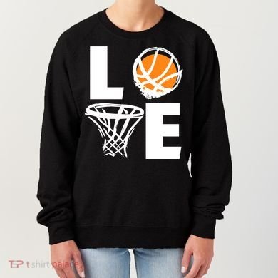 Love Basketball Hoop Women's Sweatshirt