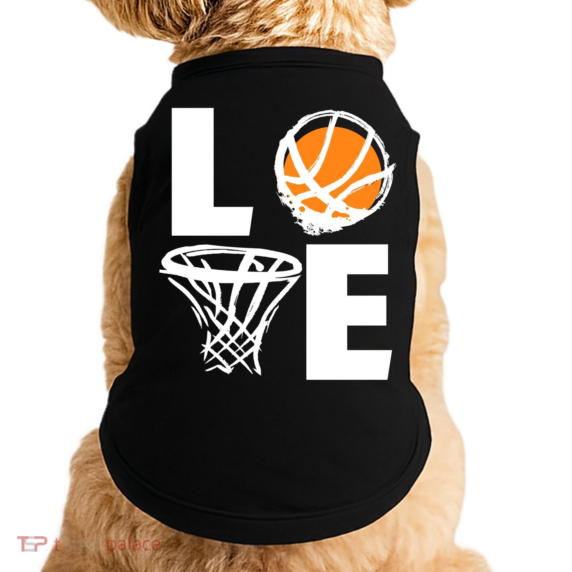 Love Basketball Hoop Doggie Tank