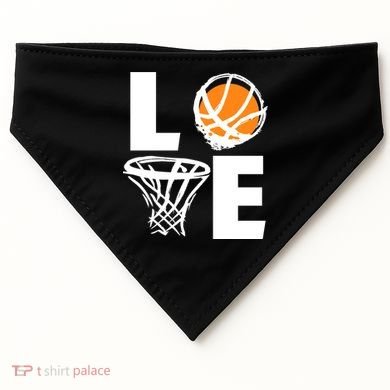 Love Basketball Hoop USA-Made Doggie Bandana