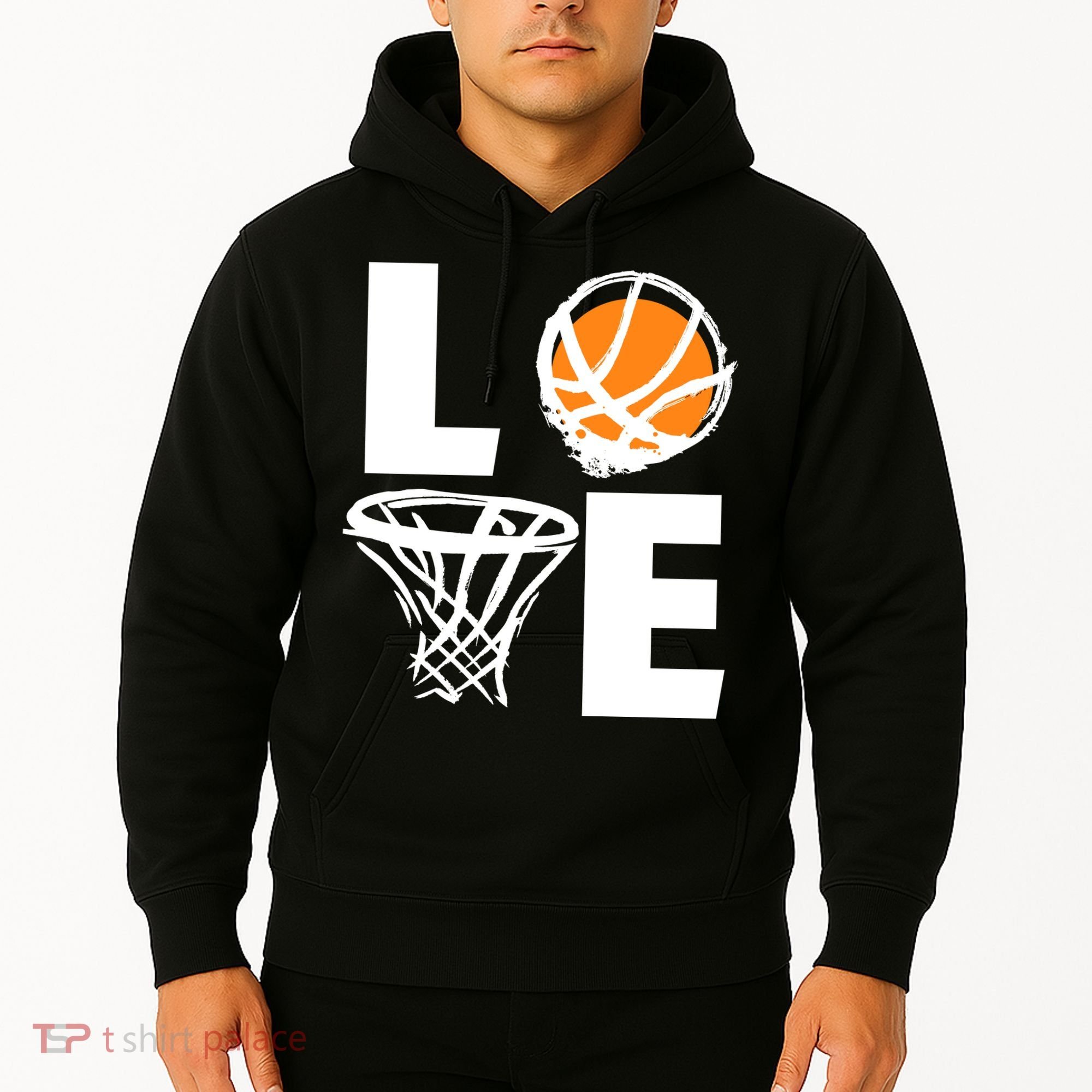 Love Basketball Hoop Hoodie