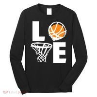 Love Basketball Hoop Long Sleeve Shirt thumb 0