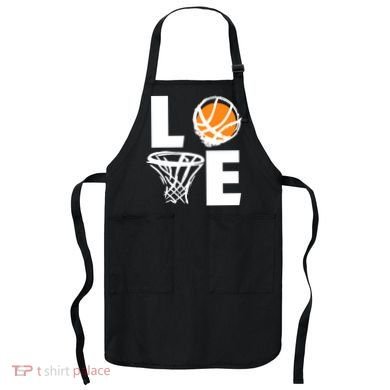 Love Basketball Hoop Apron