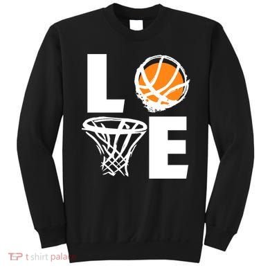 Love Basketball Hoop Sweatshirt