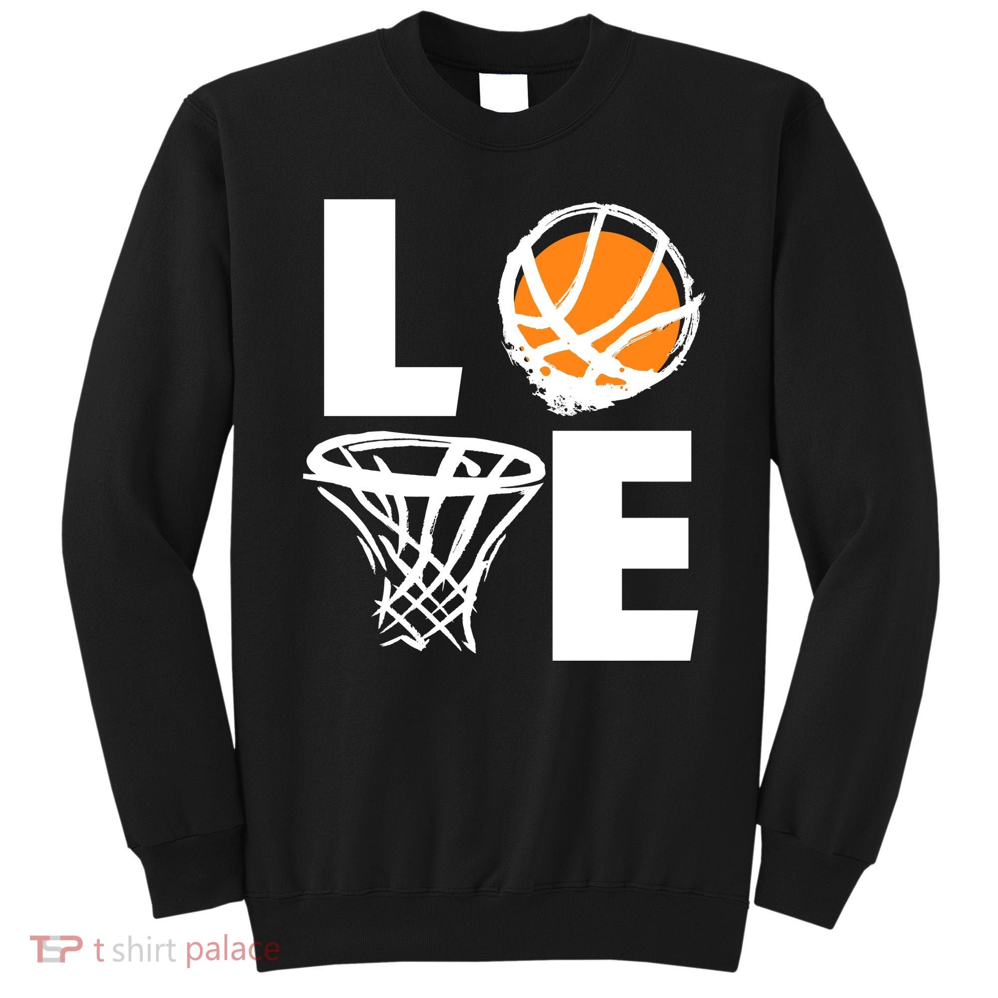 Love Basketball Hoop Sweatshirt