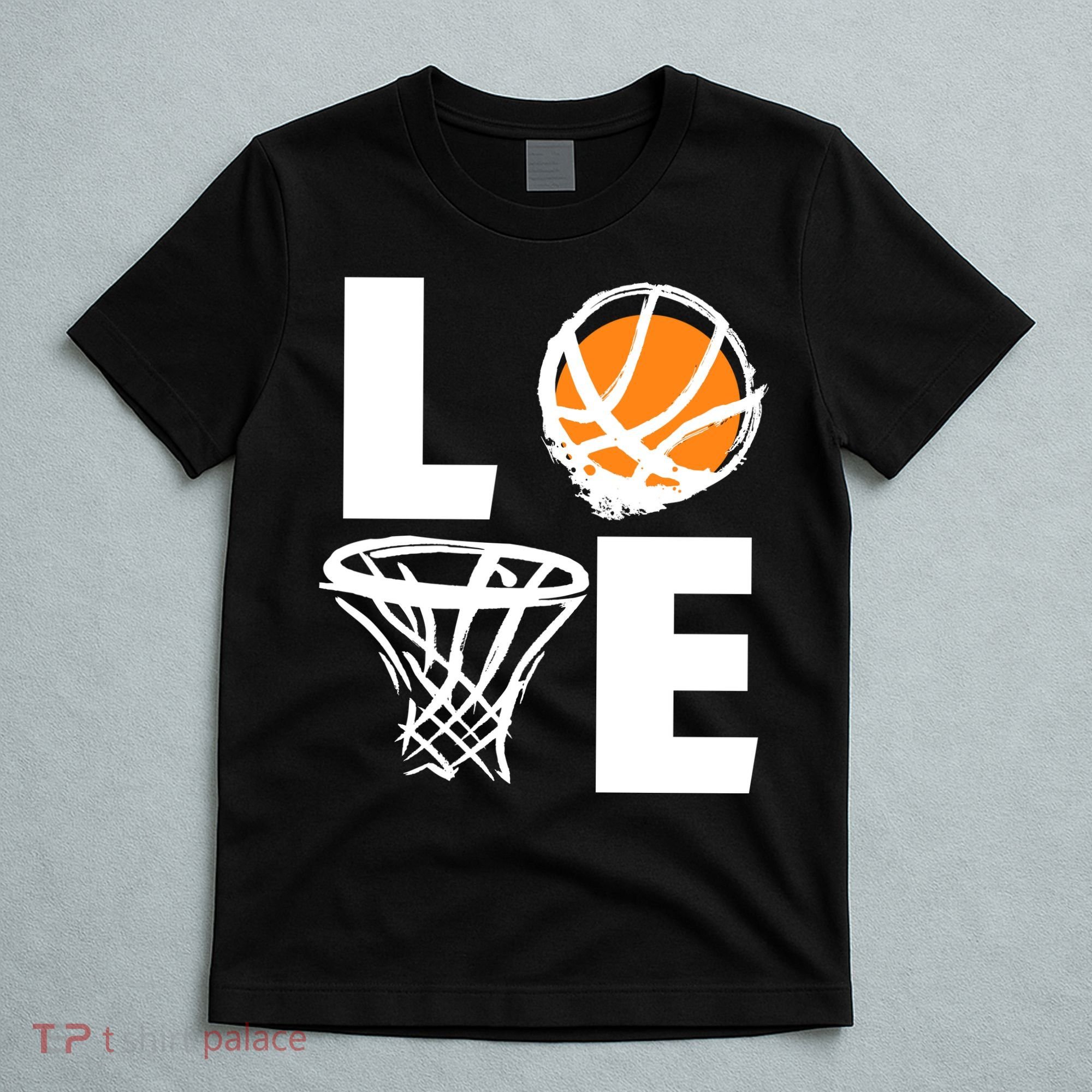 Love Basketball Hoop T-Shirt