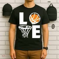 Love Basketball Hoop T-Shirt thumb 6