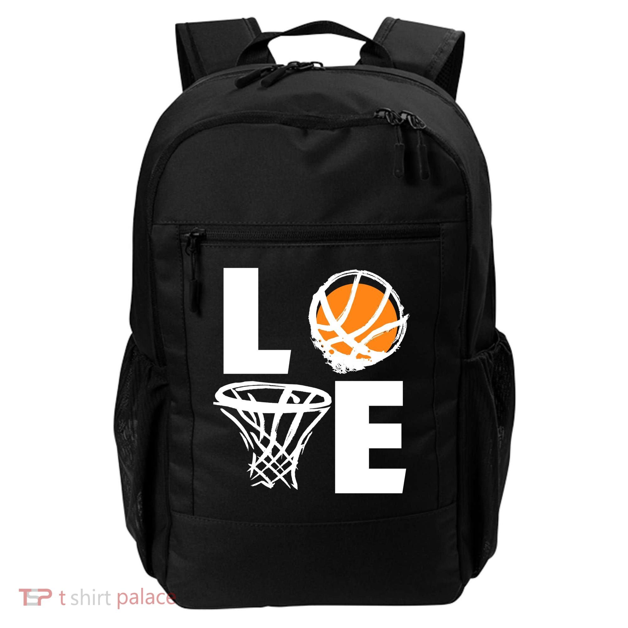 Love Basketball Hoop Backpack