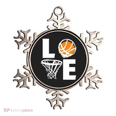 Love Basketball Hoop Ornament