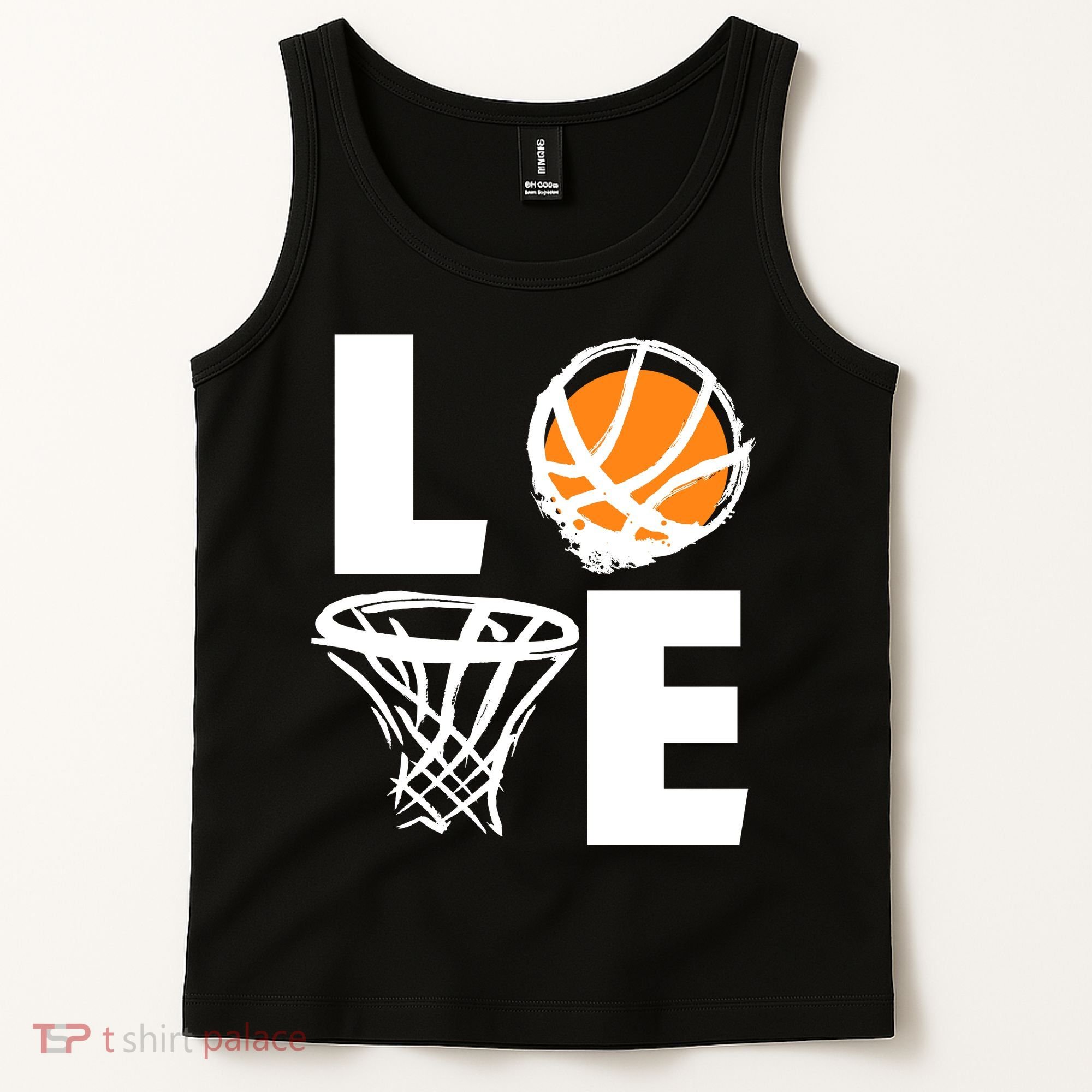 Love Basketball Hoop Tank Top