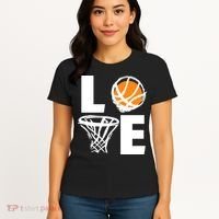 Love Basketball Hoop Women's T-Shirt thumb 4