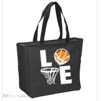 Love Basketball Hoop Tote Bag thumb 2