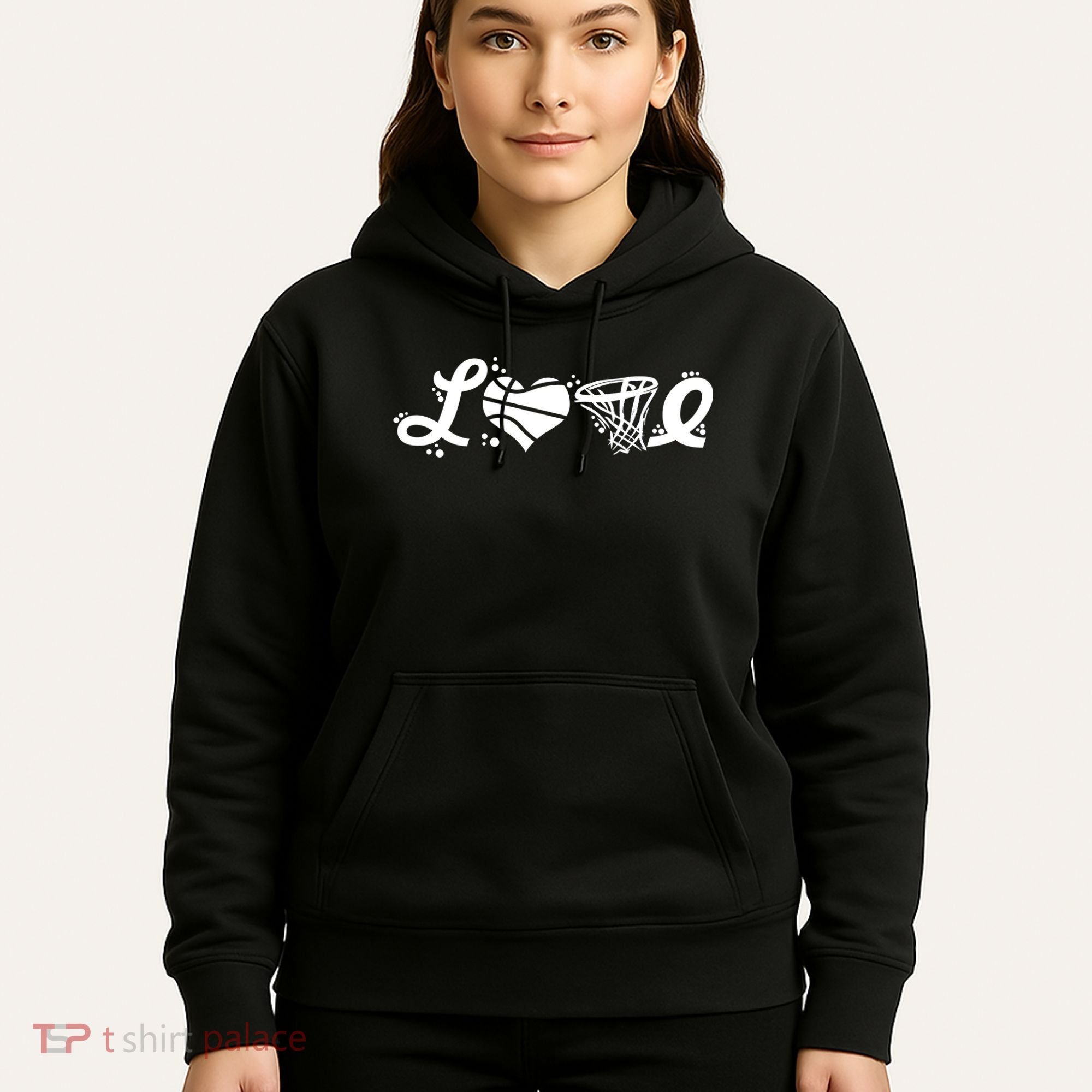 Love Basketball Symbols  Hoodie