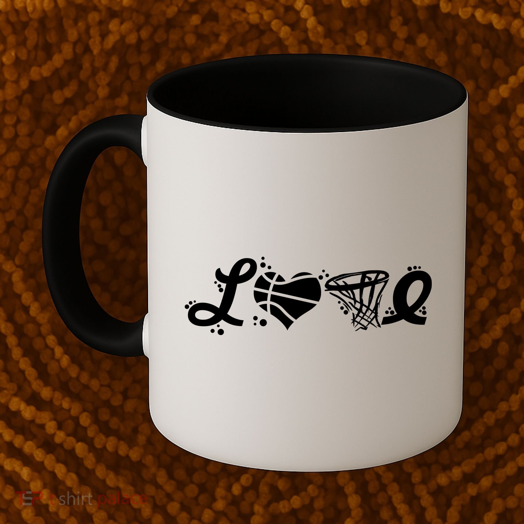 Love Basketball Symbols  Coffee Mug
