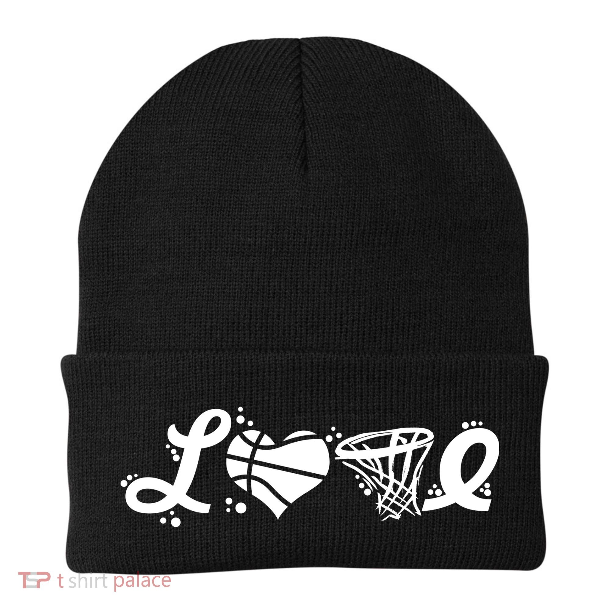 Love Basketball Symbols  Beanie