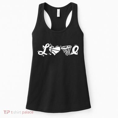 Love Basketball Symbols  Women's Tank Top