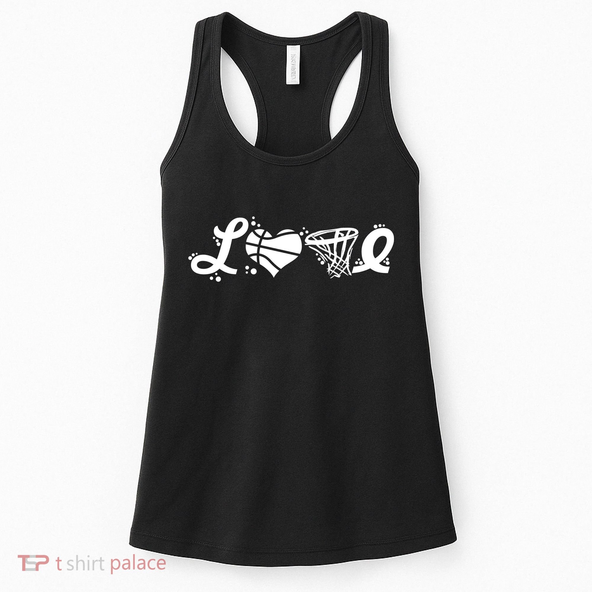 Love Basketball Symbols  Women's Tank Top