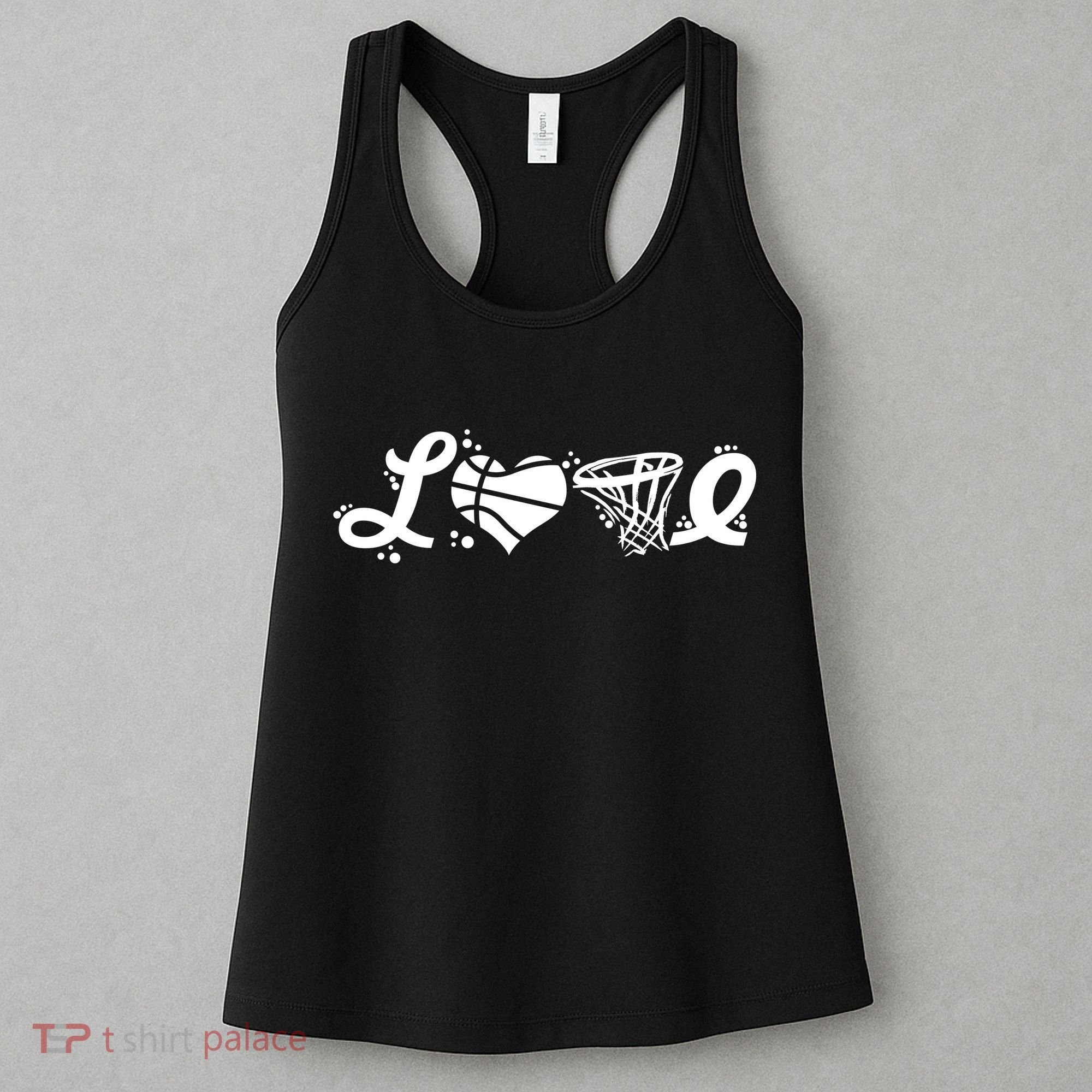 Love Basketball Symbols  Women's Tank Top