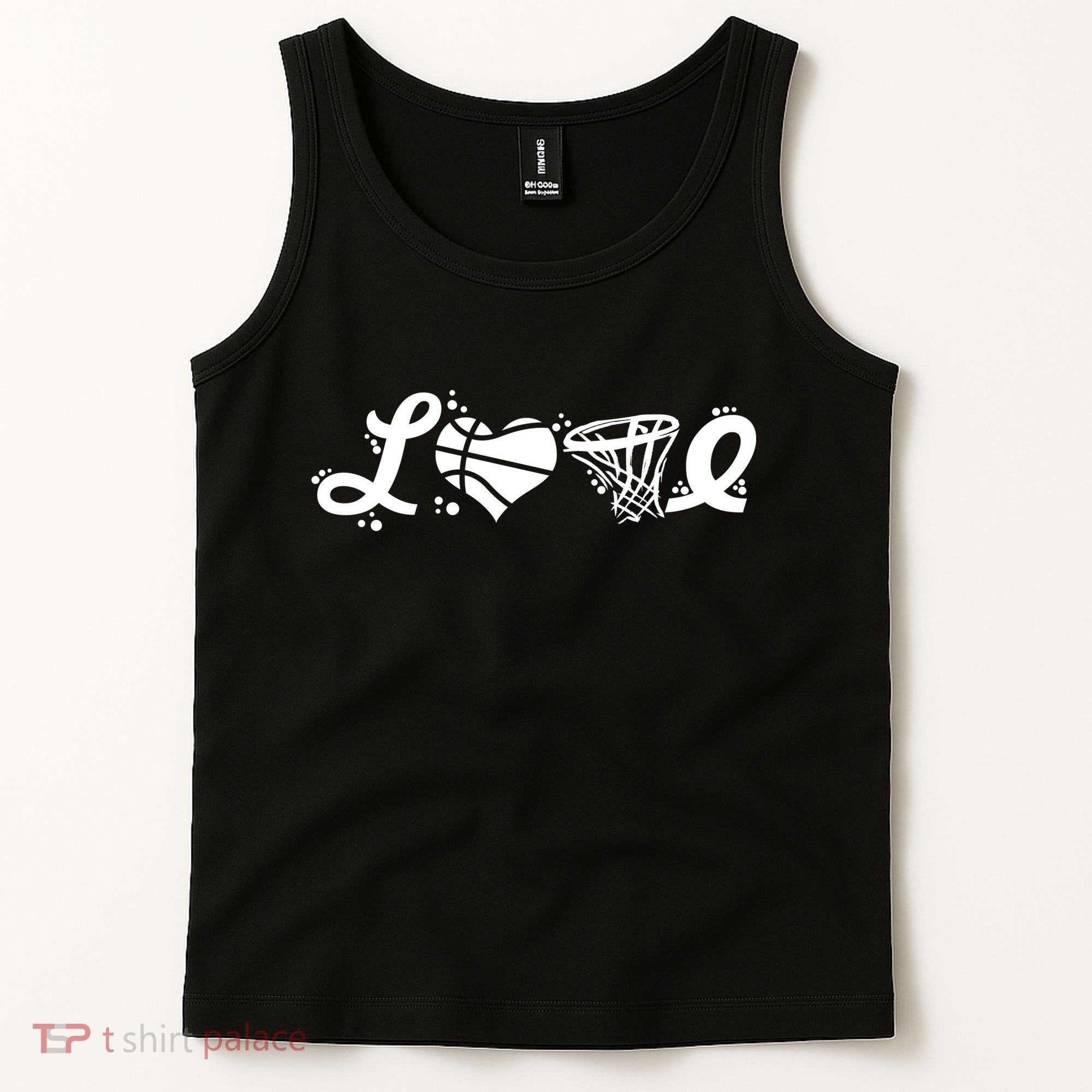 Love Basketball Symbols  Tank Top