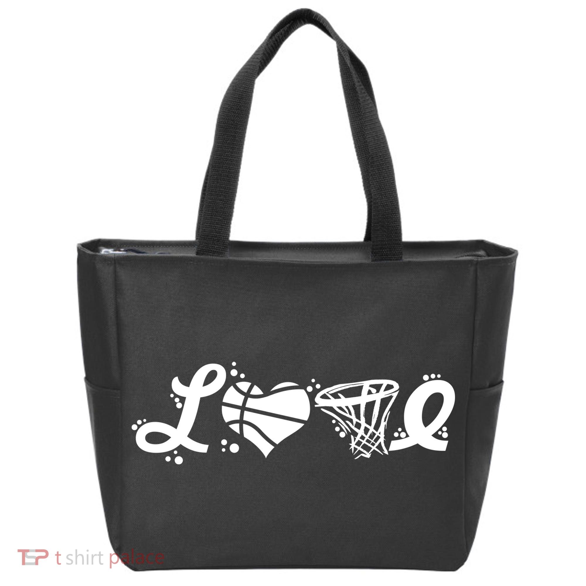 Love Basketball Symbols  Tote Bag