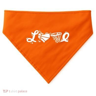 Love Basketball Symbols  USA-Made Doggie Bandana