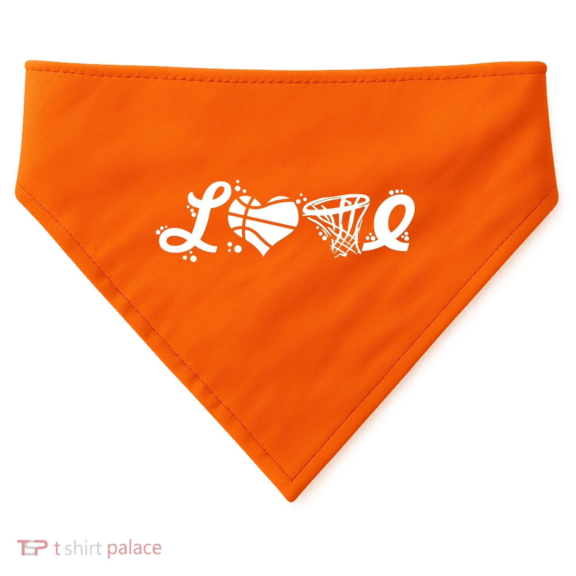 Love Basketball Symbols  USA-Made Doggie Bandana