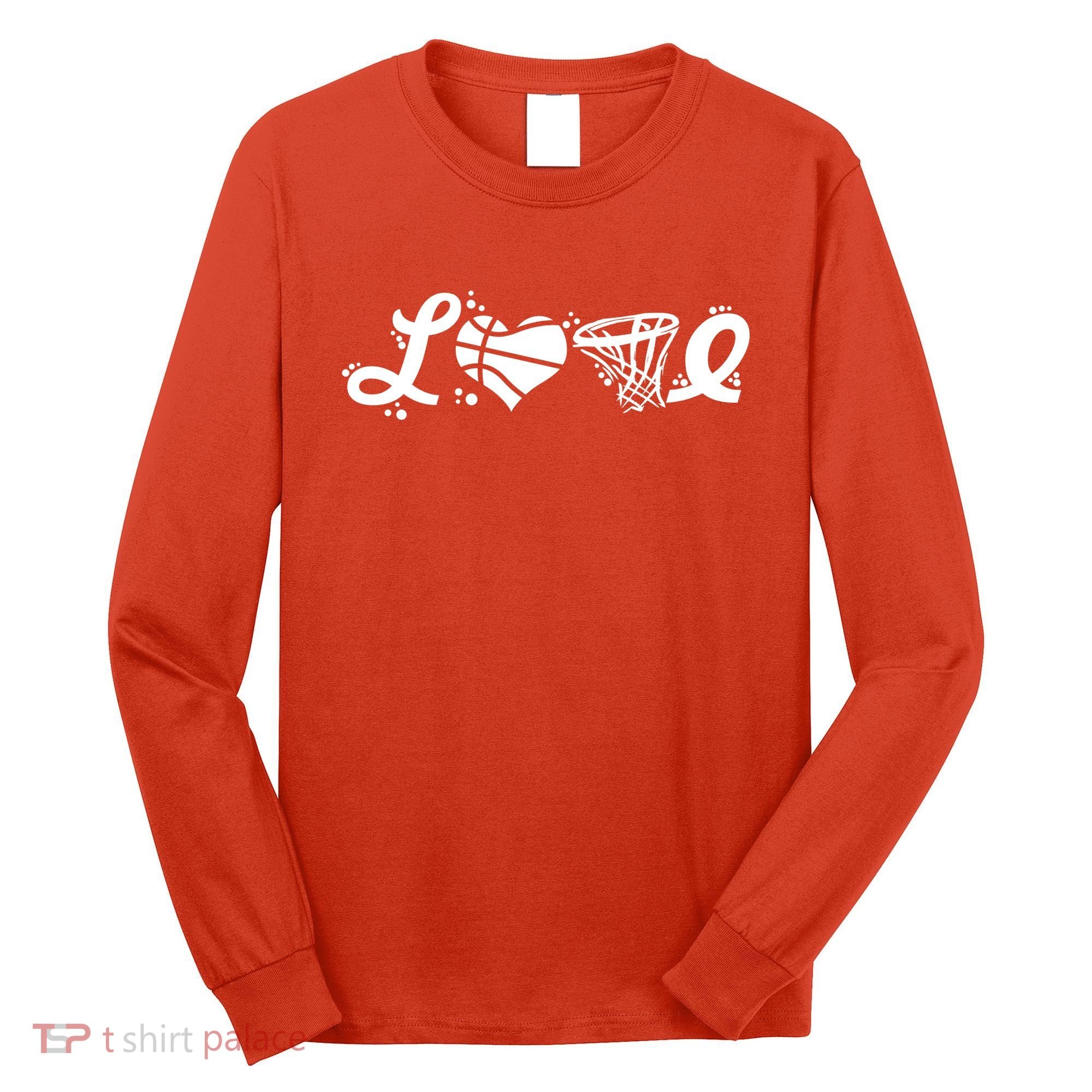 Love Basketball Symbols  Long Sleeve Shirt