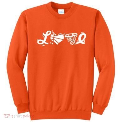 Love Basketball Symbols  Sweatshirt