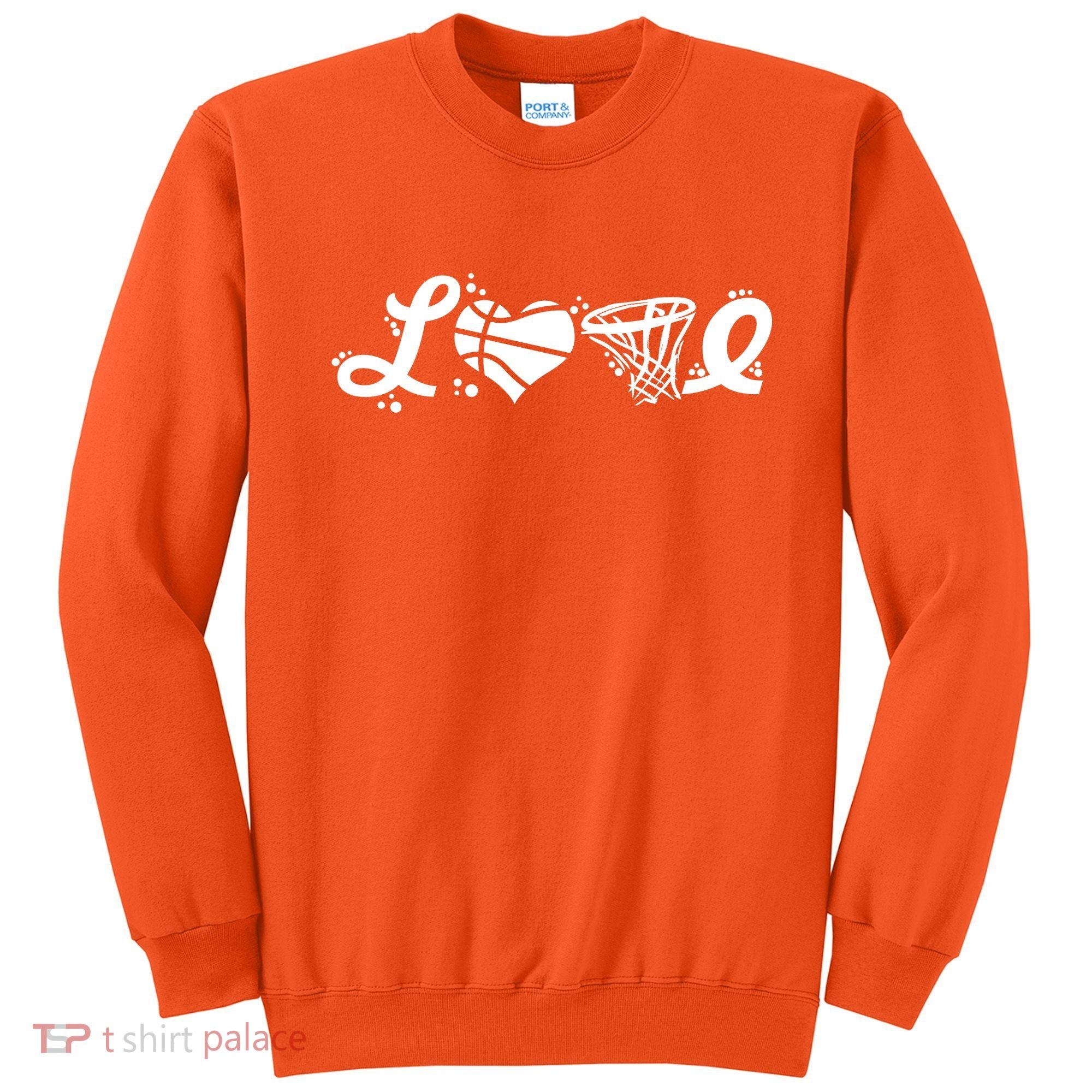 Love Basketball Symbols  Sweatshirt