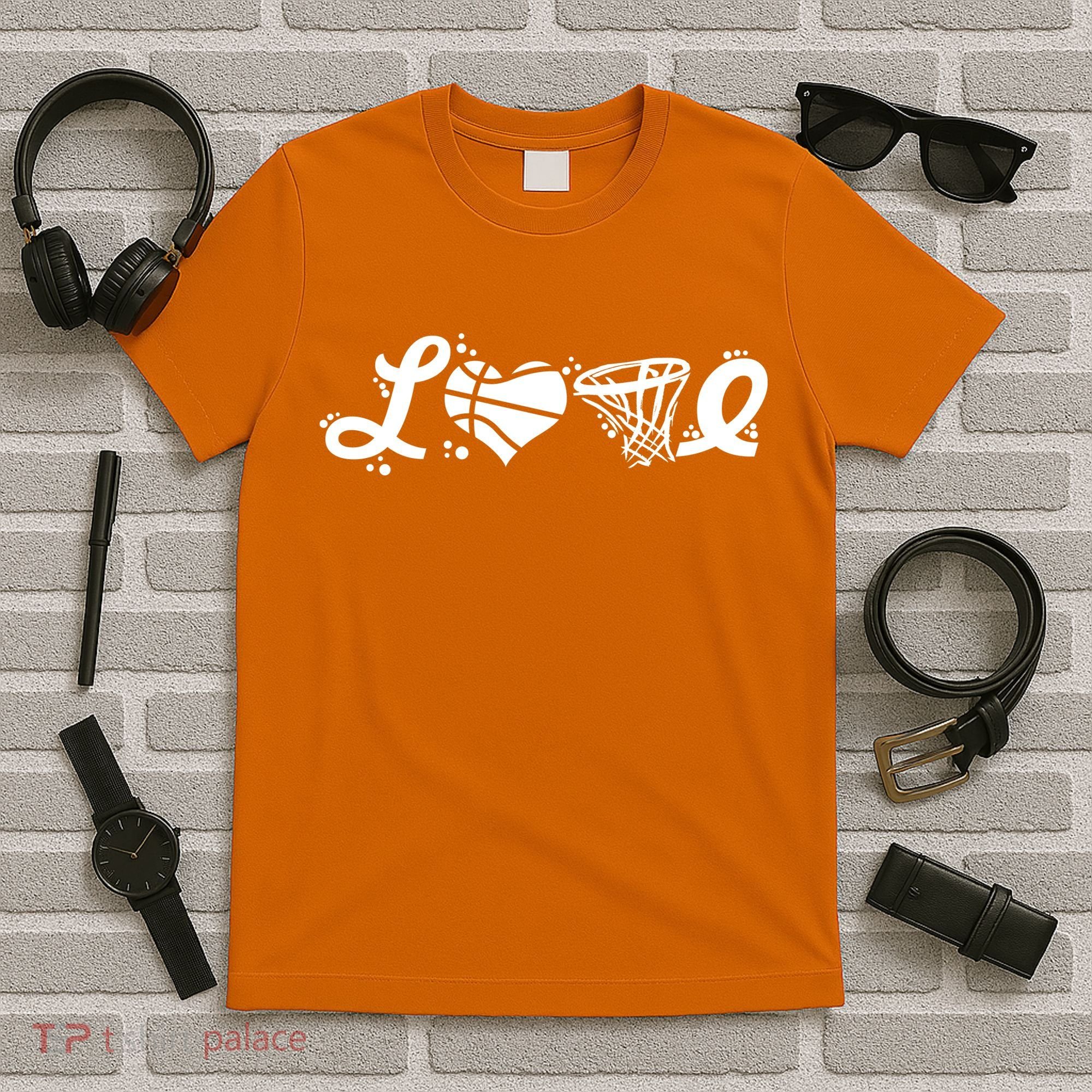 Love Basketball Symbols  T-Shirt
