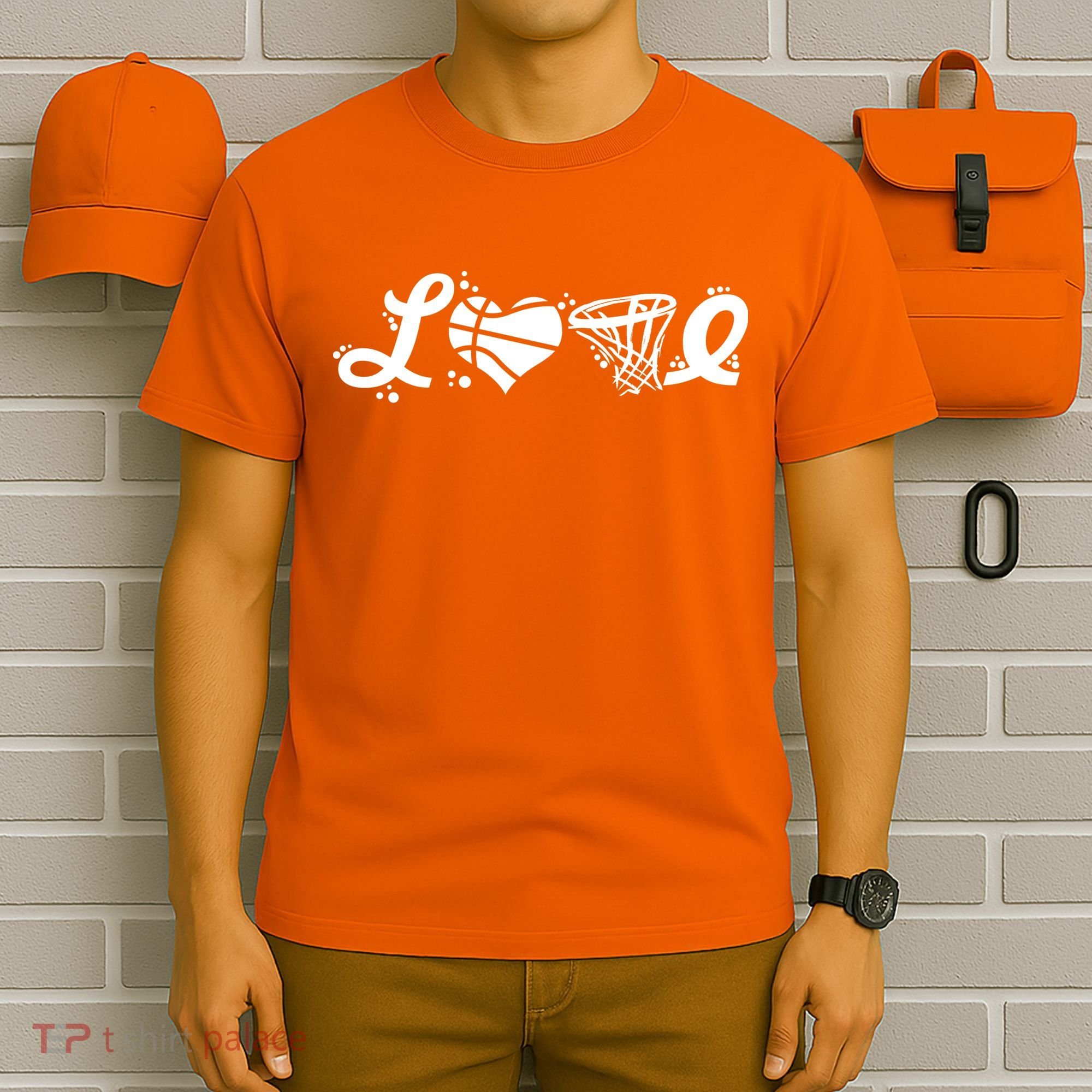 Love Basketball Symbols  T-Shirt