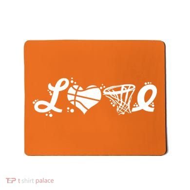 Love Basketball Symbols  Mousepad