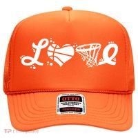 Love Basketball Symbols  Hat thumb 0