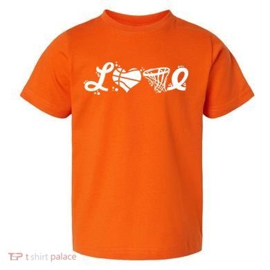 Love Basketball Symbols  Toddler T-Shirt