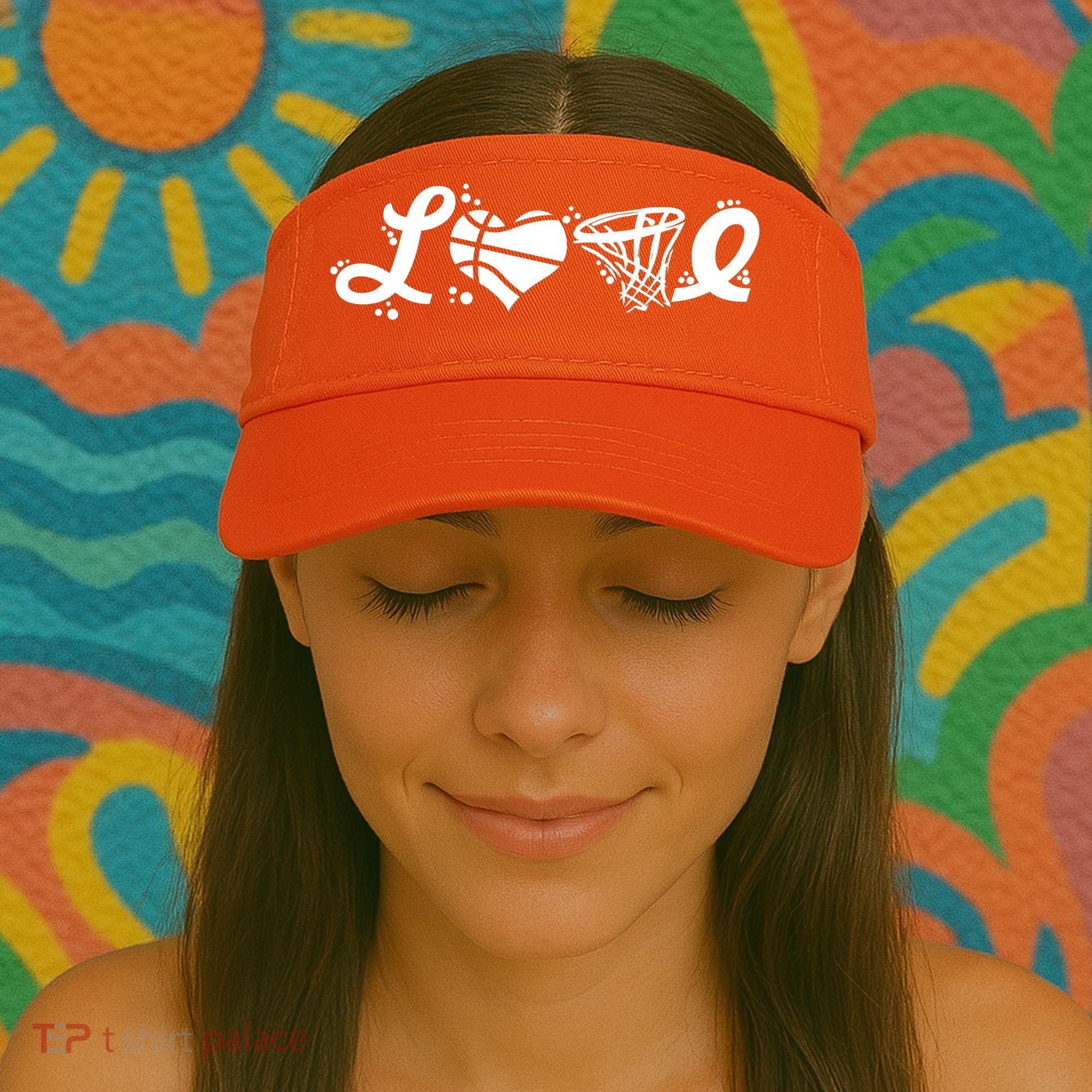 Love Basketball Symbols  Visor