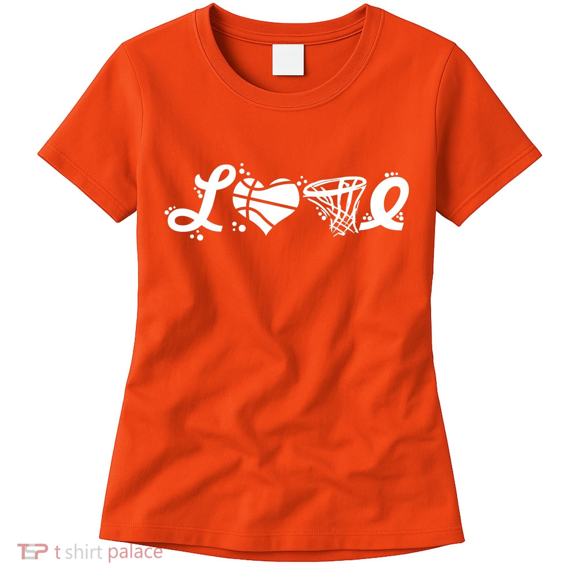 Love Basketball Symbols  Women's T-Shirt