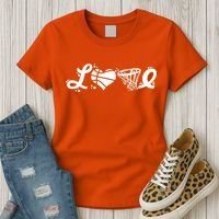 Love Basketball Symbols  Women's T-Shirt thumb 3